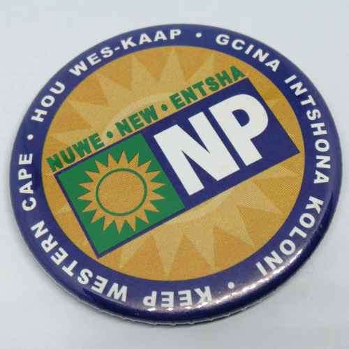 Other Africana New National Party Western Cape election campaign lapel badge was listed for